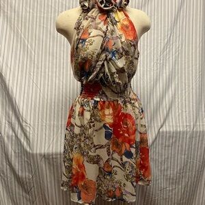 Y2K Body Central Vibrant Floral Mini Dress